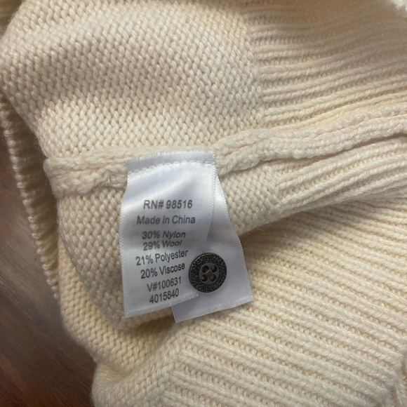 Coldwater Creek Mock Neck Wool Blend Sweater Size 1X - Picture 3 of 5